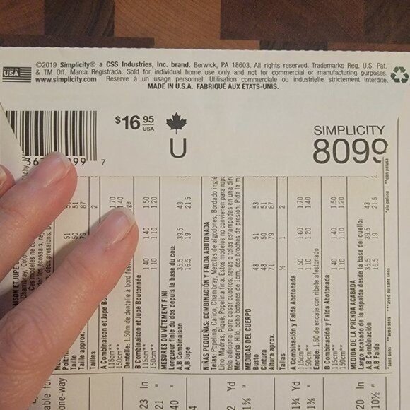 Simplicity 8099 - Uncut - 1940s Vintage Toddler - Sizes 1/2-4 - Picture 3 of 3